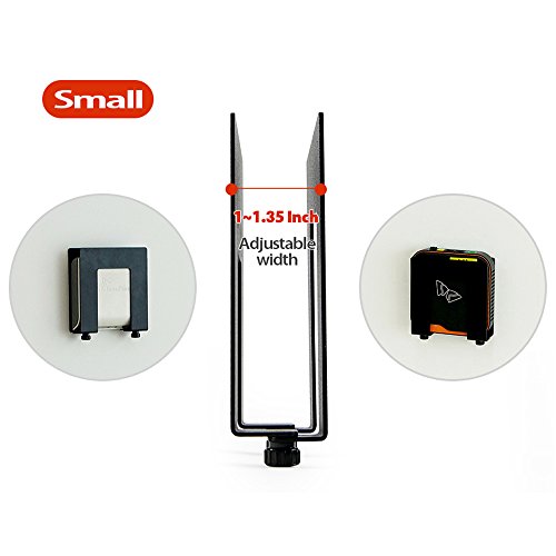 Thejd Adjustable Basic Device Wall Mount, Game Consoles, Cable Boxes, Media Players, Steel Concealable Mount_Black Large (Basic Black Smal) #TOP5