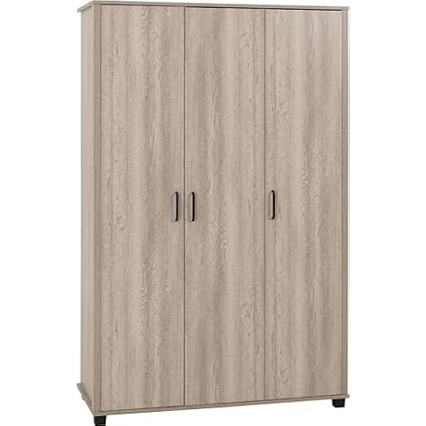 Seconique Oliver Light Oak 3 Door Wardrobe Cover