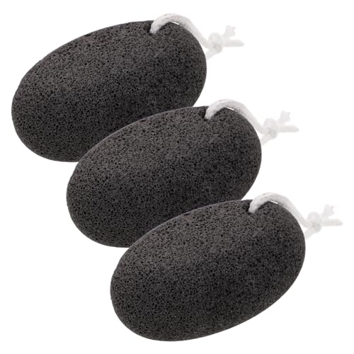 BESTYASH Foot Exfoliator Tool 3pcs Natural Pumice Stone Lava Pedicure Tools Scraper for Hard Skin Foot Care