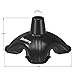 Metene Walking Cane Tip,Replacement Rubber Quad Support Cane Tip for Walking Cane,Universal 3/4 Inch,Self Standing and Stable