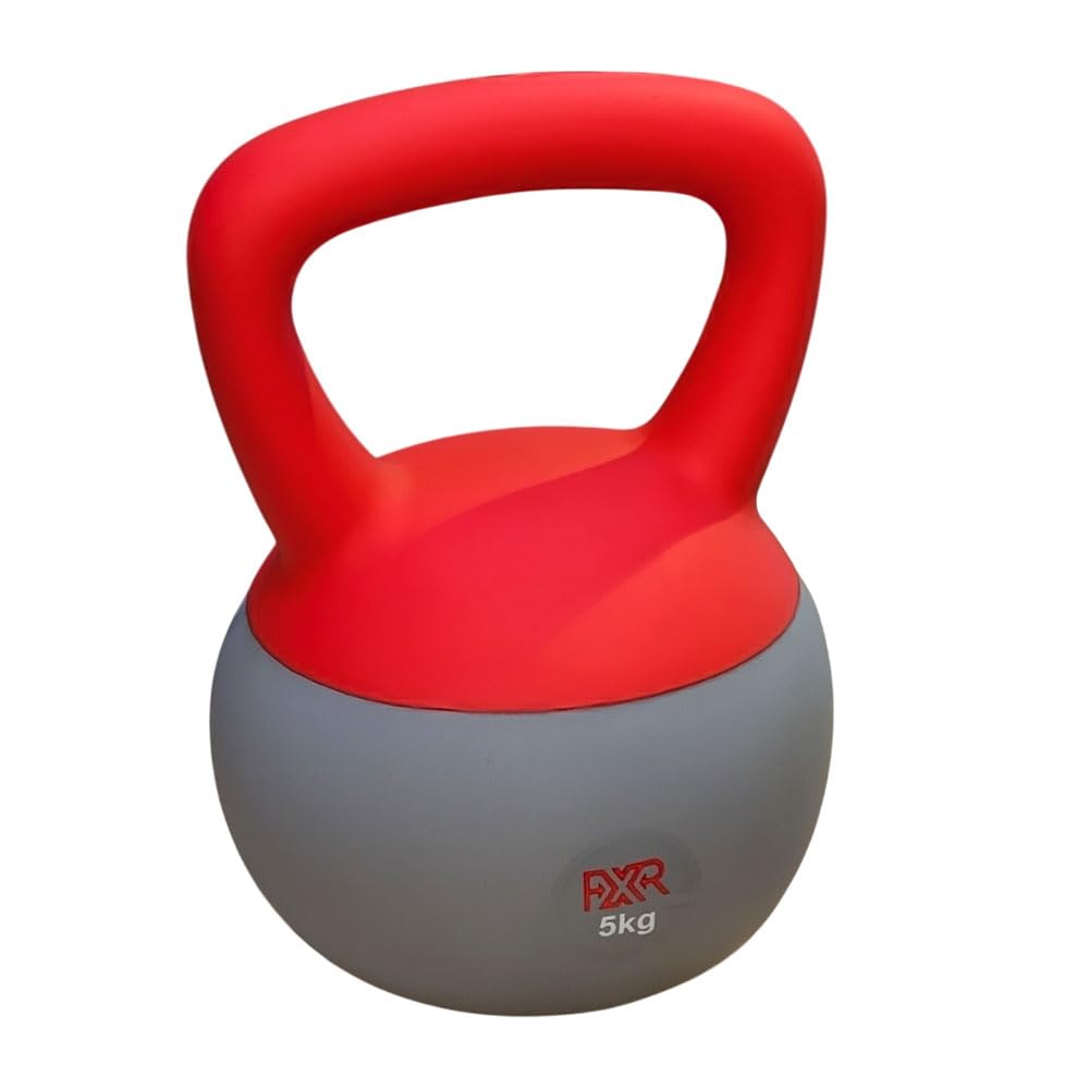FXR Sports Soft Body Kettlebell, Non-Slip Handle, 4-12kg Home Gym Weight Lifting Free Weights (10, Kilograms)