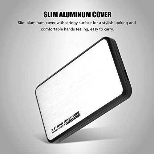 Woyisisi Festplattengeh?use f¨¹r Externe Festplatten f¨¹r 2,5-Zoll-SATA-zu-USB-3.0-SDD-Adapter(Splitter) – Bild 6