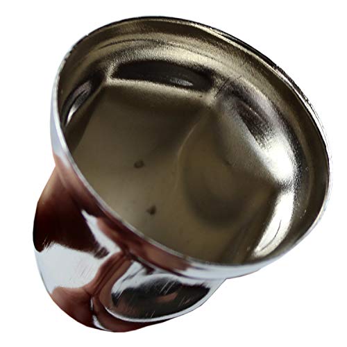 Mrjlk 33Mm Chrome Steel Push-On Bullet Flanged Lug Nut Covers Pack Of 10 #TOP4