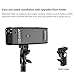 GODOX AD200 Pro AD200Pro 200Ws 2.4G Strobe Lighting Monolight, 1/8000 HSS, 500 Full Power Flashes, 0.01-1.8s Recycling, 2900mAh Battery, Bare Bulb/Speedlite Fresnel Flash Head Pocket Flash Monolight