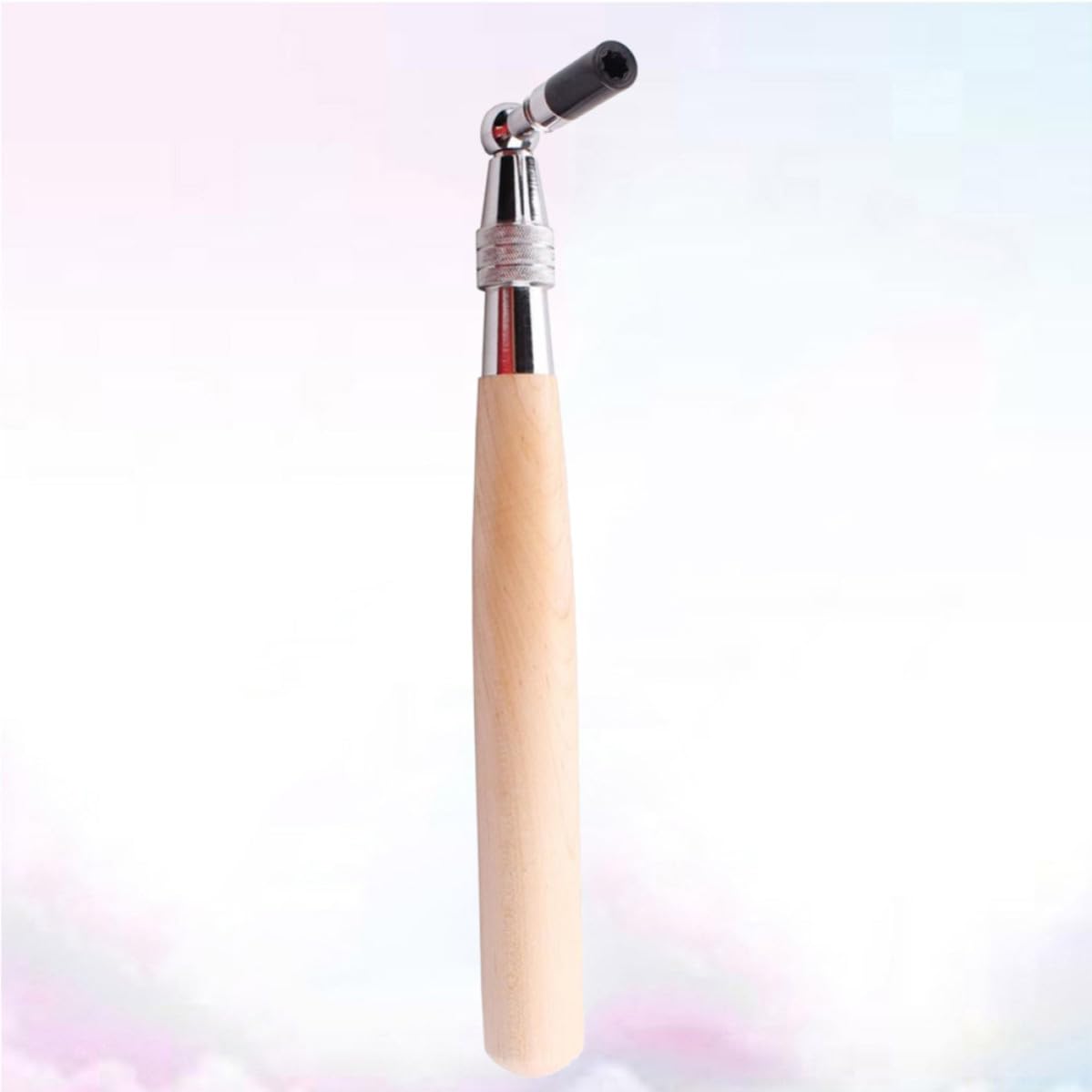Llave de Afinación de Piano Fácil Transporte y Martillo de Acero Inoxidable Mango de Madera Núcleo Octagonal para Uso Profesional