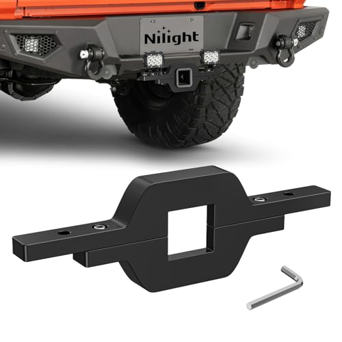 Image of Nilight 1-1 /4 inch Towing Hitch Receiver Mount Bracket for Truck Trailer RV SUV Pick Up fit Dual LED Work Light Reverse Rear Back Up Off Road Lights(Towing Hitch Receiver Mount Bracket) Without Light