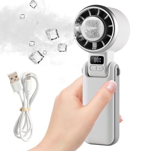 Ventilateur rechargeable 5 vitesses réglables avec batterie durable