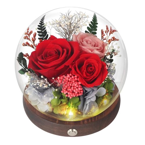SUOSIHUALI Forever Flower Rose Birthday Gifts for Women, Eternal Flowers