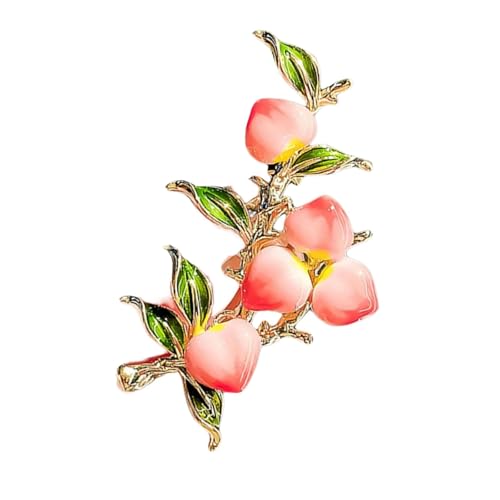 Broche de flores esmaltado para mujer con ramilletes de fiesta y diseños de animales 5