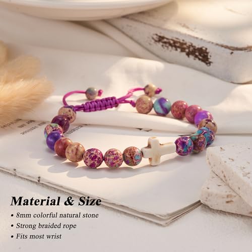 Tarsus Cross Bracelet for Granddaughter - Birthday, Christmas Stocking Stuffers for Teens Girls - Gifts from Grandma4