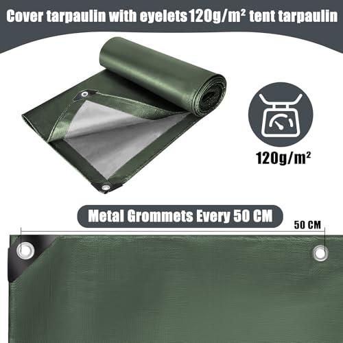 Lona impermeable resistente a la intemperie y rayos UV de alta densidad 3