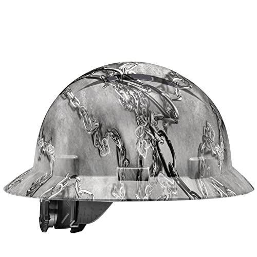 Acerpal Full Brim Vented Hard Hat Construction Osha Hardhats, Men Women Safety Helmet Approved, 6 Point Suspension, Custom Classic Metal Chain Design, Cascos De Construccion… #TOP13
