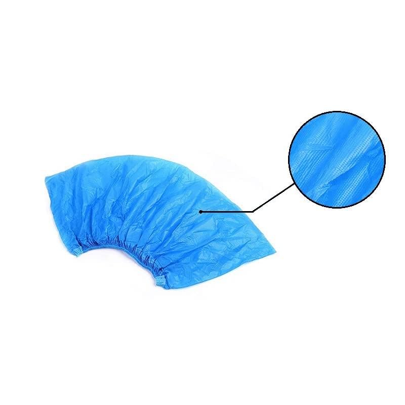 Copriscarpe Blu monouso In Polietilene PE FIT confezione da 100 pezzi