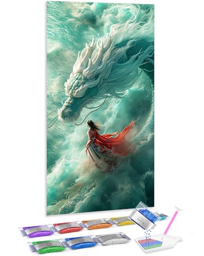 Diamond painting de dragón chino Jumpdot, el regalo ideal de manualidades DIY