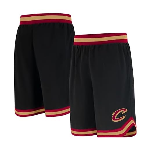 Ultra Game NBA Cleveland Cavaliers Mens Woven Basketball Shorts, Team Color, XX-Large