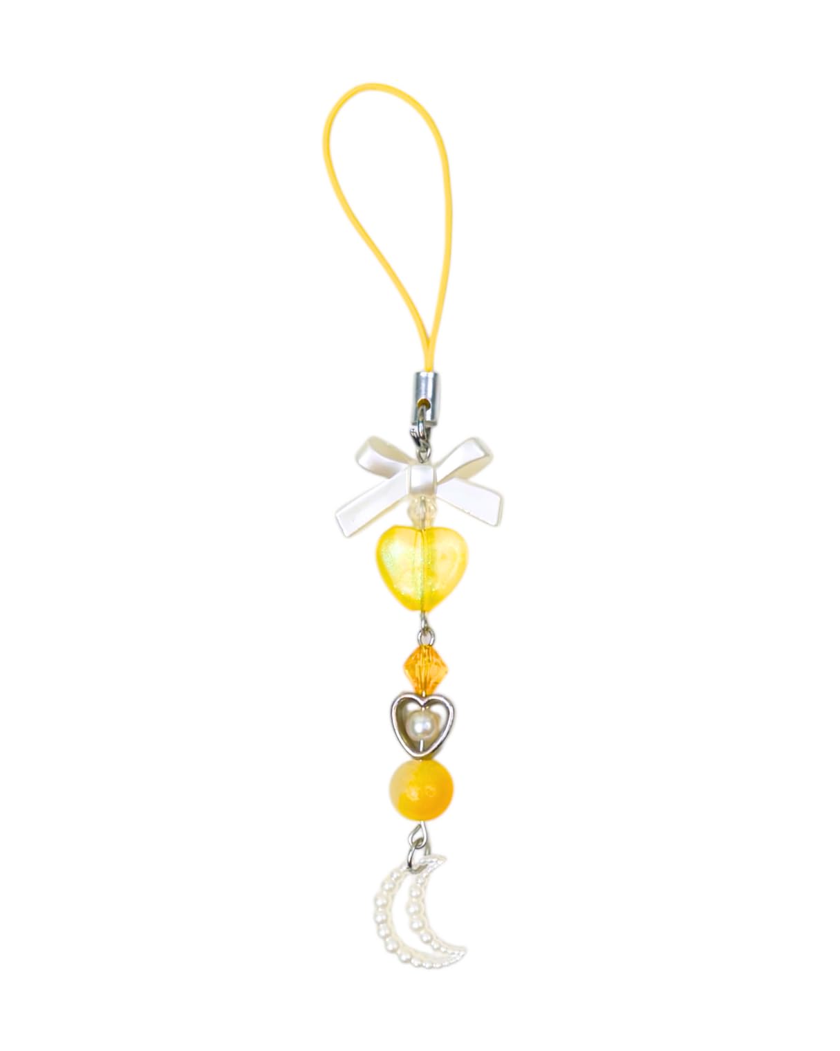 Loopsie Cute Phone Charm Strap | Beaded Phone Chain for Girls & Women | Colorful Wrist Strap Keychain for Mobile, Bags & Accessories | Trendy Gift Item-image-13