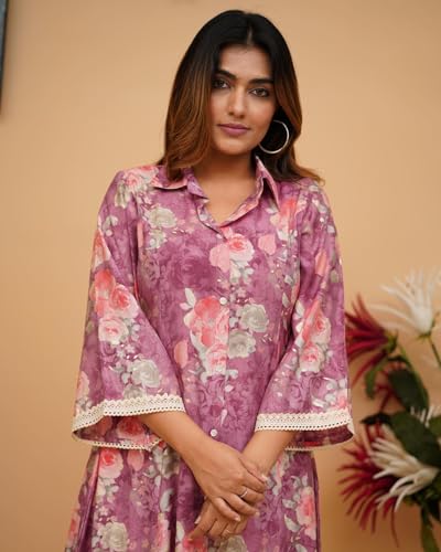 Fabnex Cotton Blend Regular Women Kurta Set (Kk-39-Pink-Xl_Pink