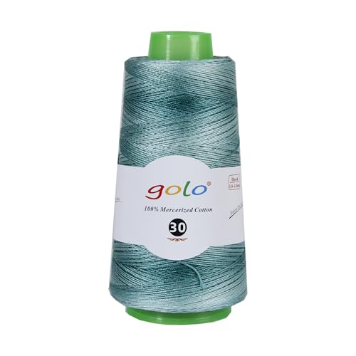 Image of golo Crochet Thread Size 30 Cone yarn1.76oz 545yd,Yarn for Hand Kniting,Tatting,Crocheting D77