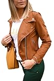 perfecto camel daim femme Perfecto Célia Camel Générique Perfecto femme camel – veste mi-saison tendance – Perfecto Célia Camel S