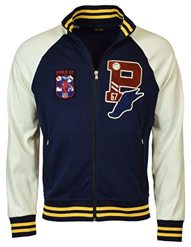 Polo Ralph Lauren Men's P-Wing Varsity Fleece Track Jacket -  Multicolored -  Large