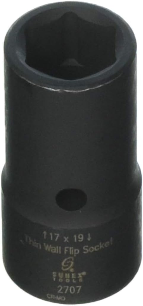 Sunex 2707 1/2-Inch Drive 17-Mm By 19-Mm Flip Socket