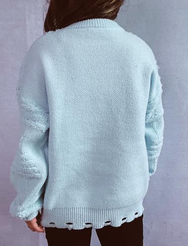 Image of OMEWEE Halloween Sweaters for Women 2024 Womens Ribbed Cuffs Pullover Sweaters Knit Baggy Fall Sweaters for Women