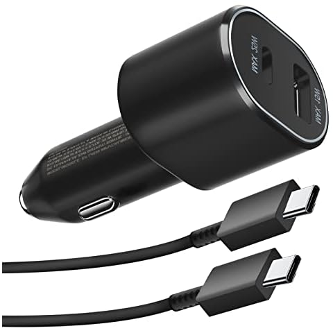 Cargador Coche USB C y Cable USB C para Samsung y Google Cover