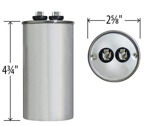 97F9042-55 uf MFD 440 Volt VAC - GE Round Run Capacitor Upgrade