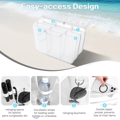Image of XYFuuee Beach Bag Organizer Insert for Large Simple Modern Bag Accessory