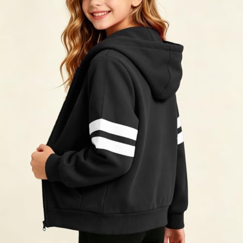 Hoodies for Girls Fashion Fleece lightweight Zip Up Hooded Sweatshirt - image 7