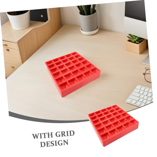 Caja organizadora para monedas color rojo miniatura 7