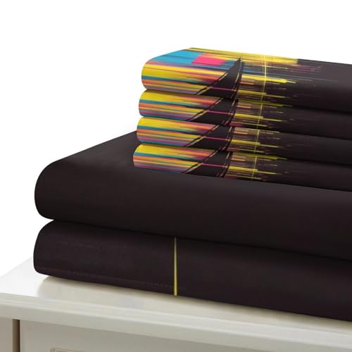 Housse de couette smiley 3D en microfibre 135x200 avec taie - 6
