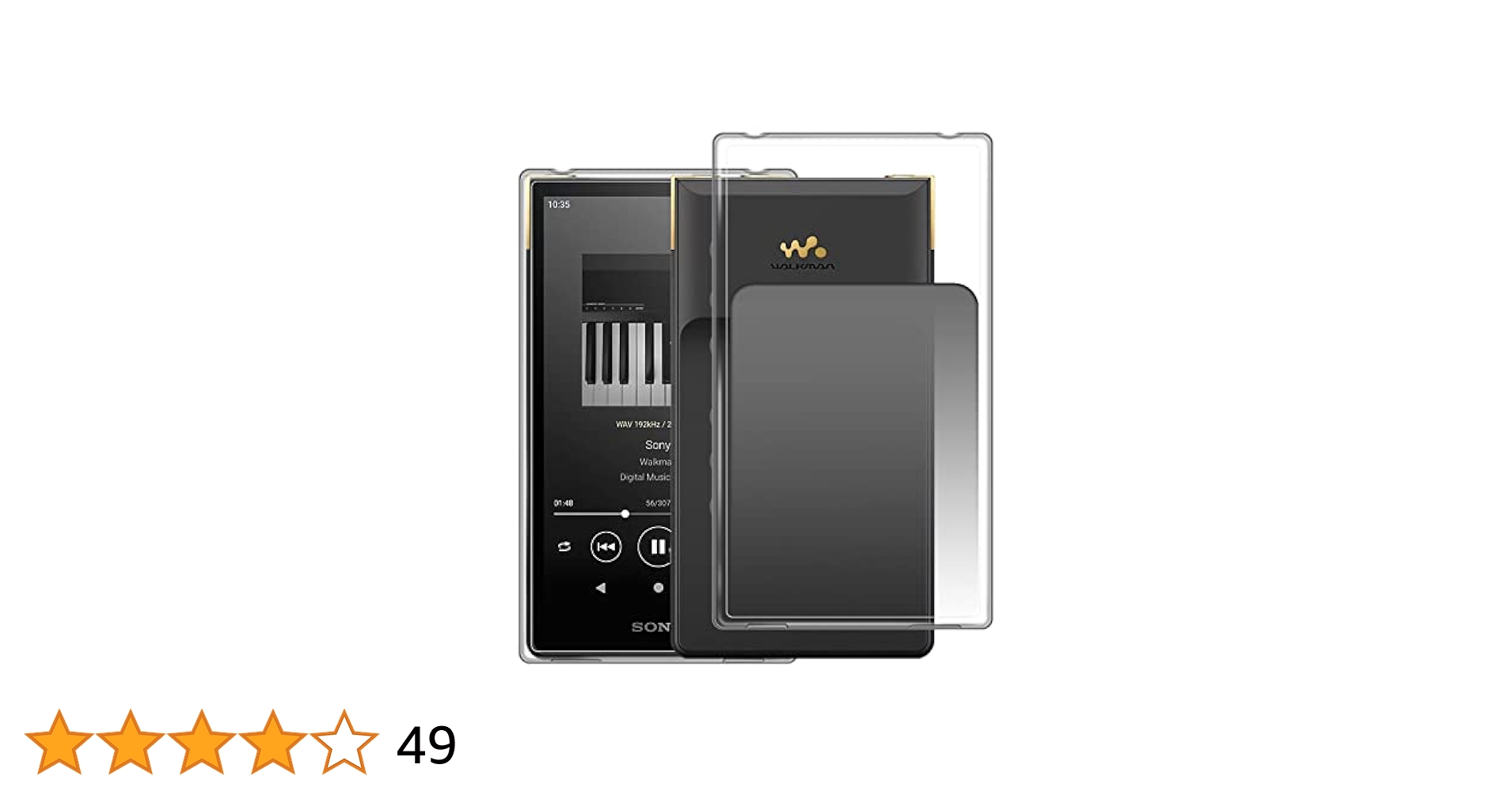 SONY NW-ZX707（保護フィルム・ケース付き・ほぼ未使用） Amazon