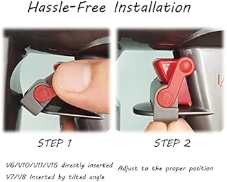 REEYEAR Power Button On/Off Control Clamp Compatible with Dyson Absolute/Motorhead V6 V8 V7 V10 V11 V15 Series Vacuum Cleaner, Dyson Trigger Lock, Free Your Gripping Fingers,1 Pack