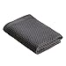 Qianly Household Cleaning Cloth Cleaning Towels Soft Absorbent Square Dishcloth Cleaning Rags for Dishes Appliance Pot Pan Window, Dark Gray