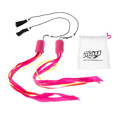 Play Juggling - Cinta Bolas con Cintas de Colores para Malabares - Fucsia