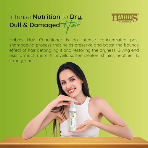 Image of Habibs Orgamatics Hair Unscented Conditioner With Wheat Germ Oily, 1 Count