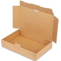 kartonprimus Maxibriefkartons 240 x 160 x 45 mm MB-3 braun Maxibrief Karton Faltschachtel stabil Versandkarton für Post DHL Versand DIN A5 Warensendung Büchersendung Versandschachtel (25 Stück)