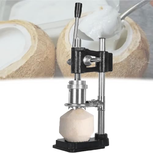 Commercial Nut Hole Opening Machine - Stainless Steel Vertical Opener Tool for Easy Use at Home or Fruit Shops - Safe & Efficient Nut Cracker (Black)