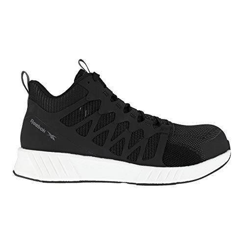 Reebok Work Men's Fusion Flexweave Eh Comp Toe Mid Black and White - 8 Medium2
