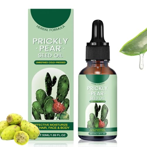 Kaktusfeigenkernöl Bio Kaltgepresst, Anti-Aging-Öl gegen Falten und Augenringe, Prickly Pear Seed Oil, Natürliche Feigenkaktusöl, für Gesicht und Körper (1) Kaktusfeigenkernöl Bio Kaltgepresst, Anti-Aging-Öl gegen Falten und Augenringe, Prickly Pear Seed Oil, Natürliche Feigenkaktusöl, für Gesicht und Körper (1)