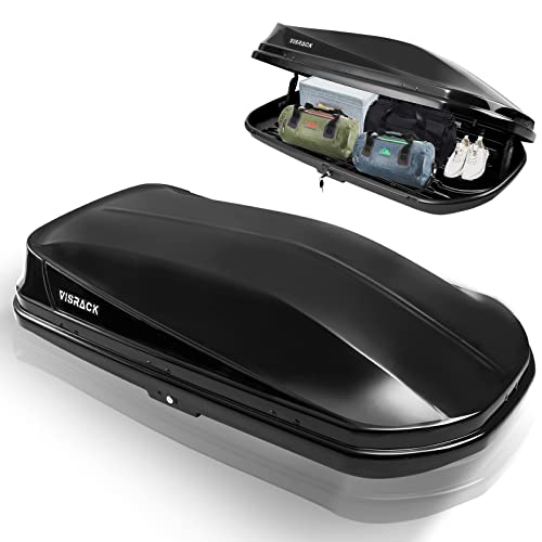 Rooftop Cargo Box 62"x31"x15" 14 cu ft Waterproof Black
