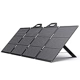BigBlue SOLARPOW 200 ETFE Cargador de Panel Solar 200W con Conector MC4 para Estación de Energía, Panel Solar Portátil con Soporte, Impermeable IP68, Diseño Plegable para Exteriores Acampar RV Batería