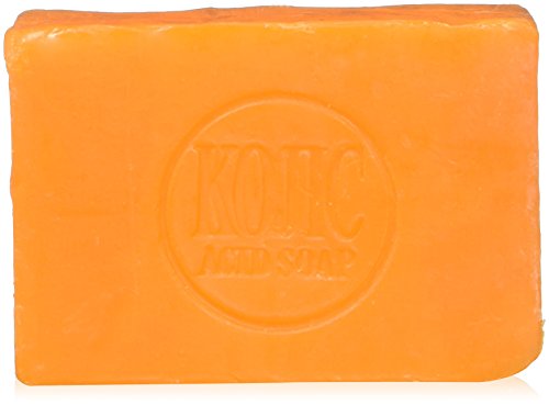 Kojie San Original Kojic Acid Soap that Reduces Dark Spots, Hyperpigmentation, & Scars with Exfoliating Soap Net Included – 135g x 6 Bars