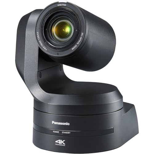 Panasonic AW-UE150 4K UltraHD Professional 20x PTZ Camera, Black