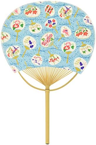 Shikoku Group US22-22 Fan Kyo-Dyed Paper Play House Fan Tsukushi Wooden Women's image 3