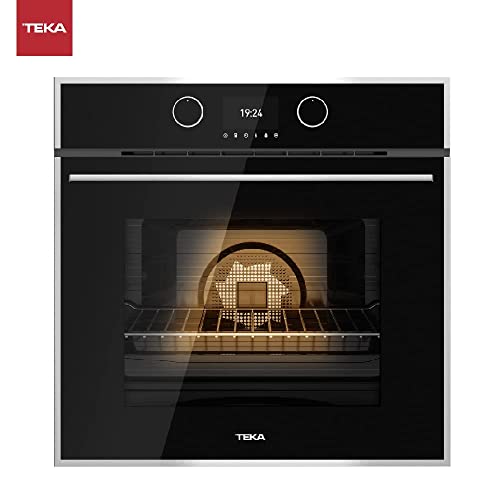 Teka HLB 860 P - Horno Pirolítico Multifunción SurroundTemp con 20 Recetas, Sistema de Limpieza DualClean, Autolimpieza Pirolítica, 12 Funciones de Cocinado, Color Cristal Negro con Marco - imagen 4