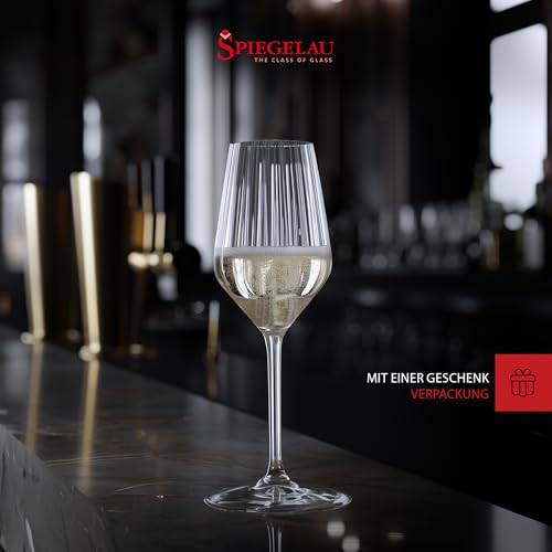 Foto von Spiegelau Champagner Gläser 310 ml, 4 Stück, LifeStyle, 4450177, Sektgläser aus Kristallglas, Champagnergläser spülmaschinenfest