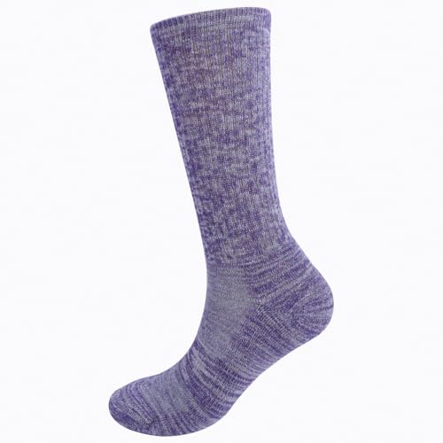 Image of EnerWear 4 Pack Women's Merino Wool Outdoor Hiking Trail Crew Sock