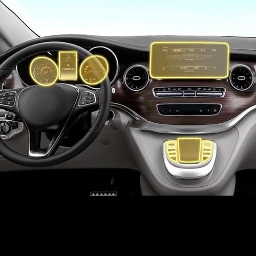 Film ecran TPU Mercedes Classe V W447 pour garder un tableau de bord impeccable